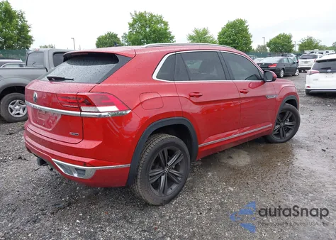 2022 Volkswagen Atlas Cross Sport 3.6L V6 Sel R-Line from USA, damaged, VIN 1V2SE2CA1NC217376